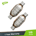 2X 2.5" Universal Catalytic Converter for Chevy Silverado 1500 (YYYY–YYYY)