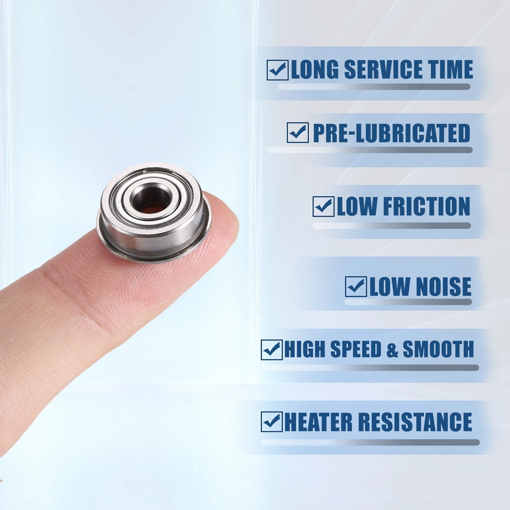 10pcs F605ZZ Deep Groove Ball Bearings for Various Models (5x14x5mm)
