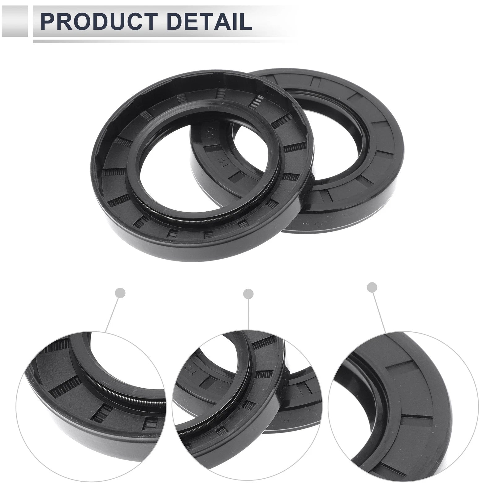 Set of 5 Oil Seal Rotary Shaft Seal Nitrile Rubber 50x82x12mm