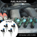 Set of 4 Fuel Injectors for Mazda CX-7 (2007–2012) No.L3K9-13-250A Black