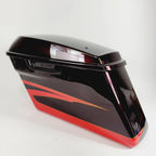 Left Saddlebag for Harley-Davidson FLHTKSE CVO (2017) - Black Garnet Electric Red Pearl