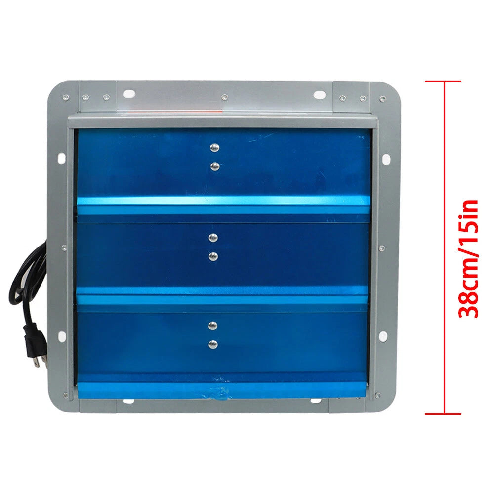 12" Aluminum Wall Mounted Exhaust Fan for Home Use