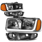 LED DRL Headlight Bumper Lamps for GMC Sierra 1500 Denali (2002–2007)