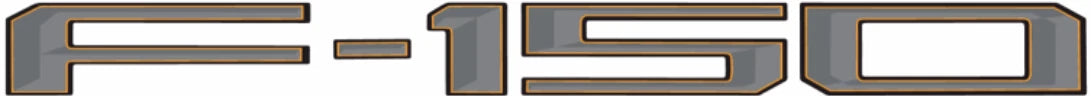 Tailgate Letter Inserts Pro-Access Replacement for Ford F150 (2024–2026)