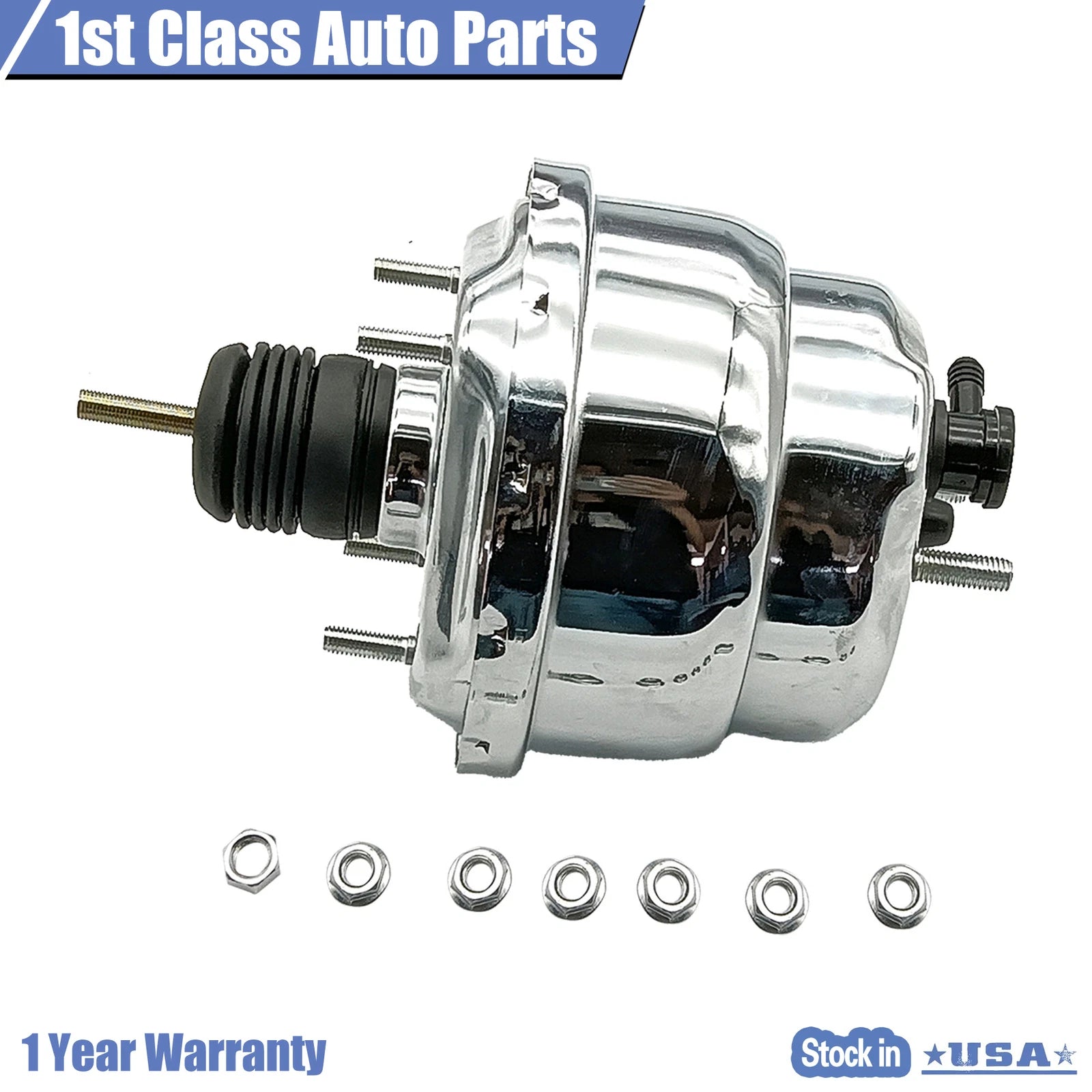 Set of 4 Wheel Disc Dual Power Booster & Master Cylinder for Make Model
