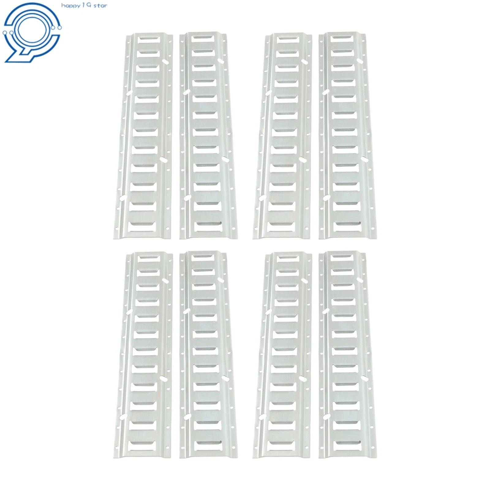 E Track Tie Down Rail Kit 8 Pack 2 FT for Garages Trailers