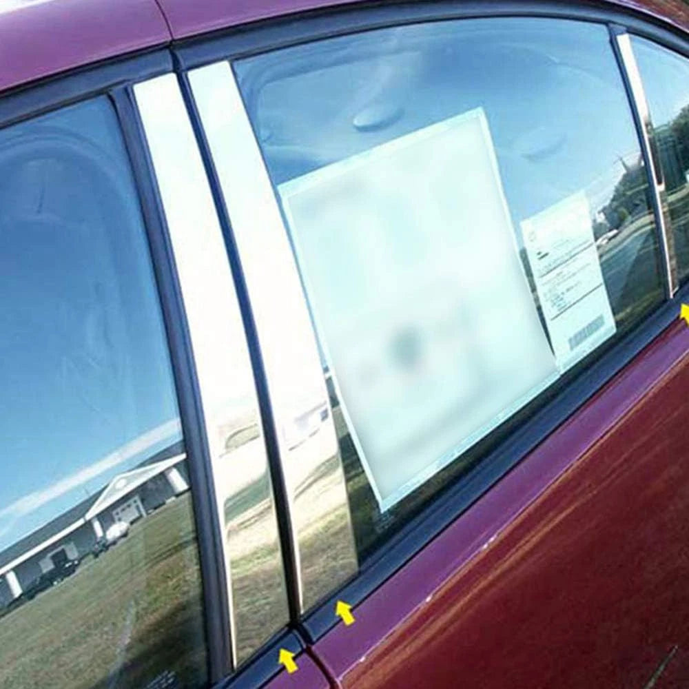 Luxury FX Chrome Pillar Post Trim Kit for Saturn Ion (2005–2007)