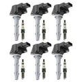 Set of 6 Ignition Coils & Spark Plugs for Mercedes W203 W204 W211 V6