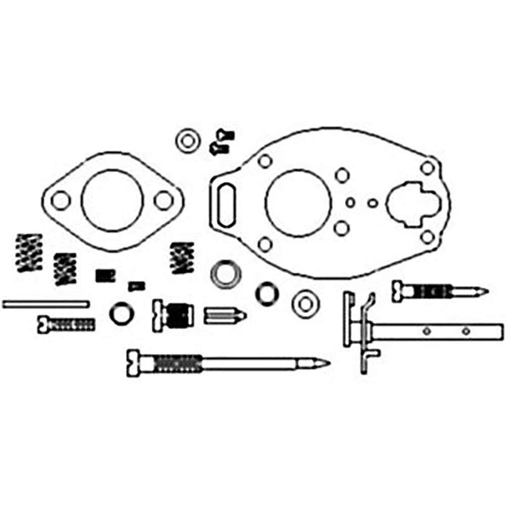 Complete Carburetor Kit for Allis Chalmers WC WD WF A B Super A (Fits All Models)