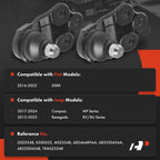 2X Front Lower Suspension Ball Joint for Jeep Compass (2017-2024)