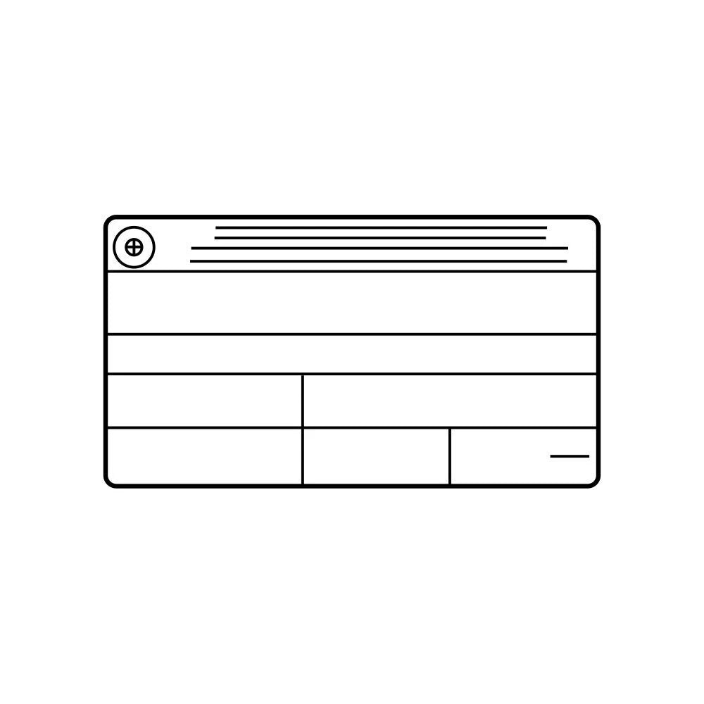 Emission Label for BMW 535d, 535d xDrive (2014)