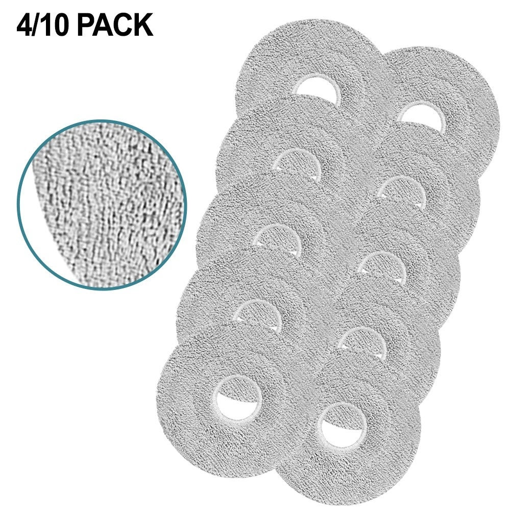 10X Microfiber Mop Cloths for Dreame M50 Ultra Robot Vacuum