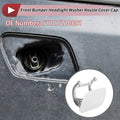 Front Left Washer Nozzle Cover Cap for BMW 740i (2011-2015) White