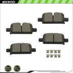 Set of 4 Ceramic Brake Pads for Chevrolet Tahoe (2021–2022) 2174