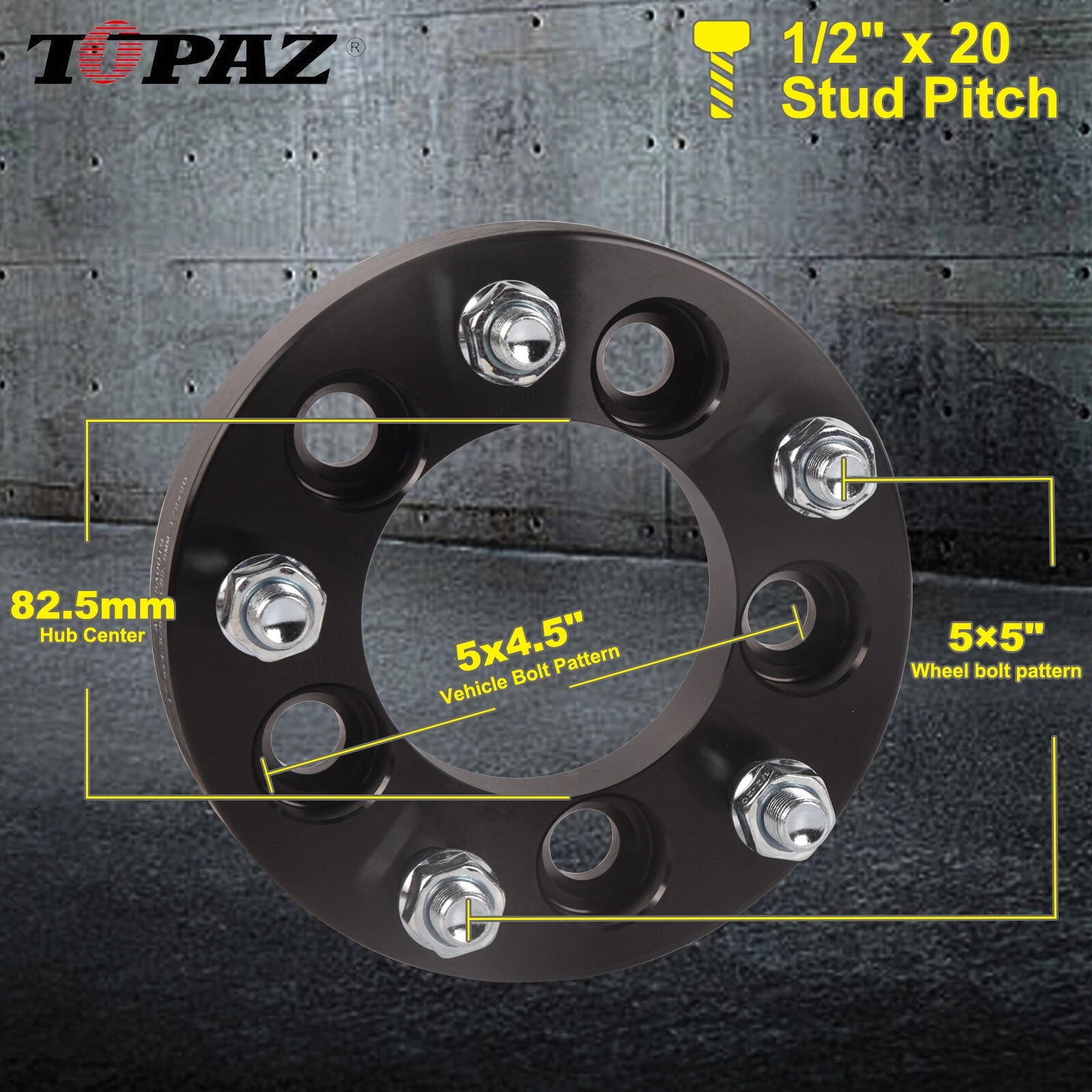 Set of 4 Wheel Adapter Spacers for Jeep JK (2007-2018)