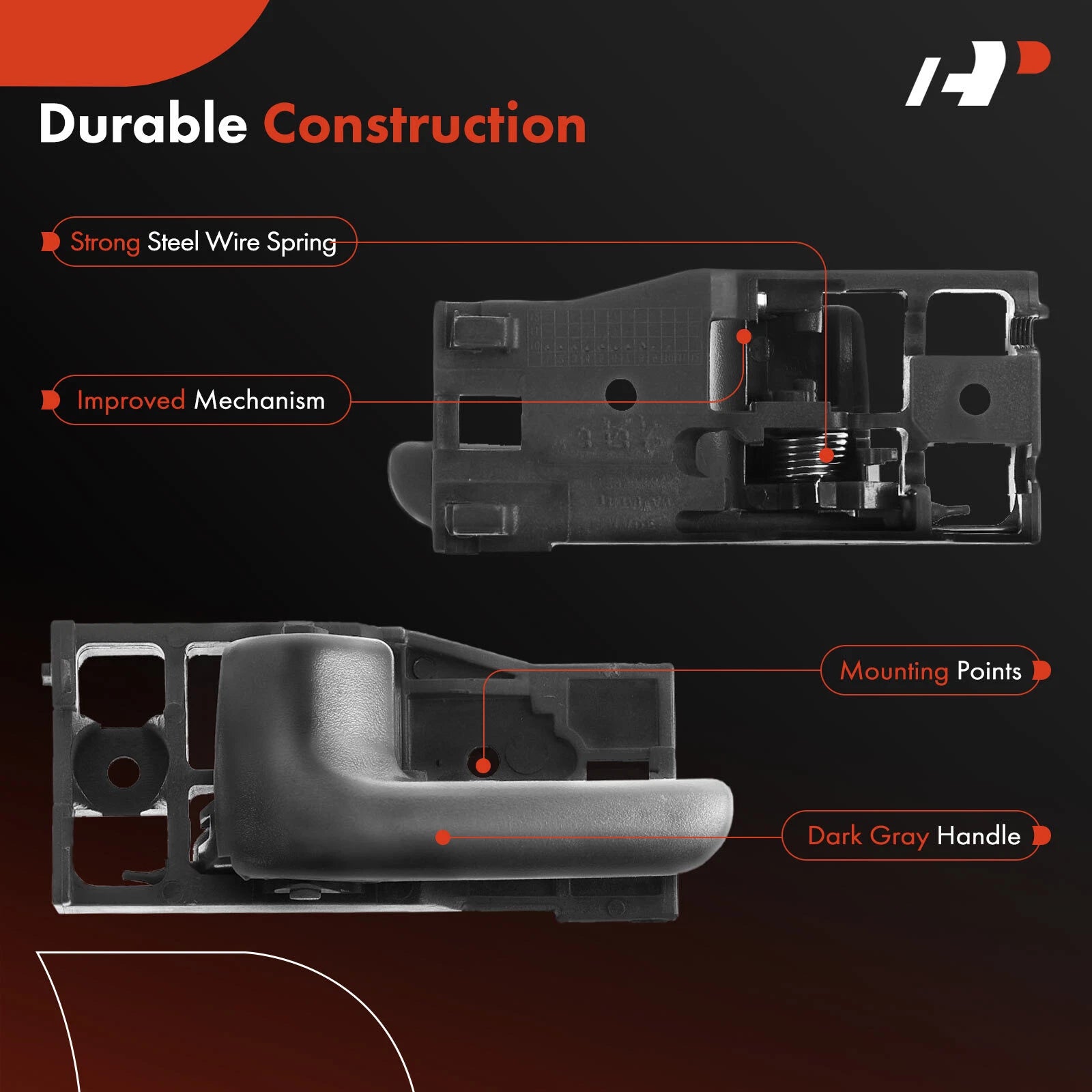 Rear Interior Door Handle for Toyota Tundra Pickup (2007–2021)