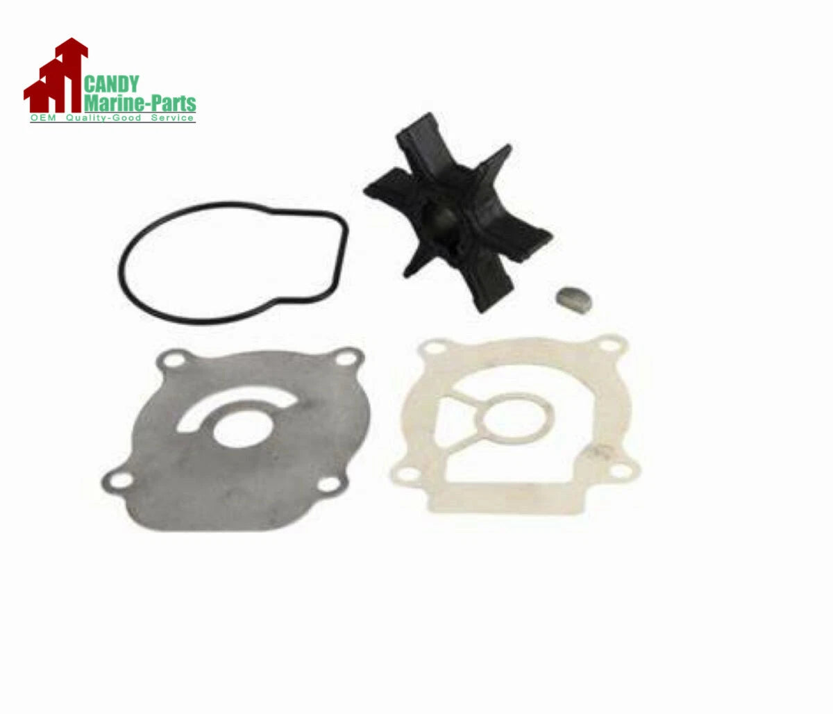 Water Pump Kit Repair Impeller for Suzuki DF25 VTWIN (2006–2014) 17400-95J02
