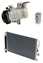 AC Compressor Kit With Condenser for Pontiac Torrent 3.4L (2006–2009)