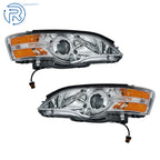 Set of 2 Halogen Headlights for Subaru Legacy/Outback (2005–2007) Chrome Housing