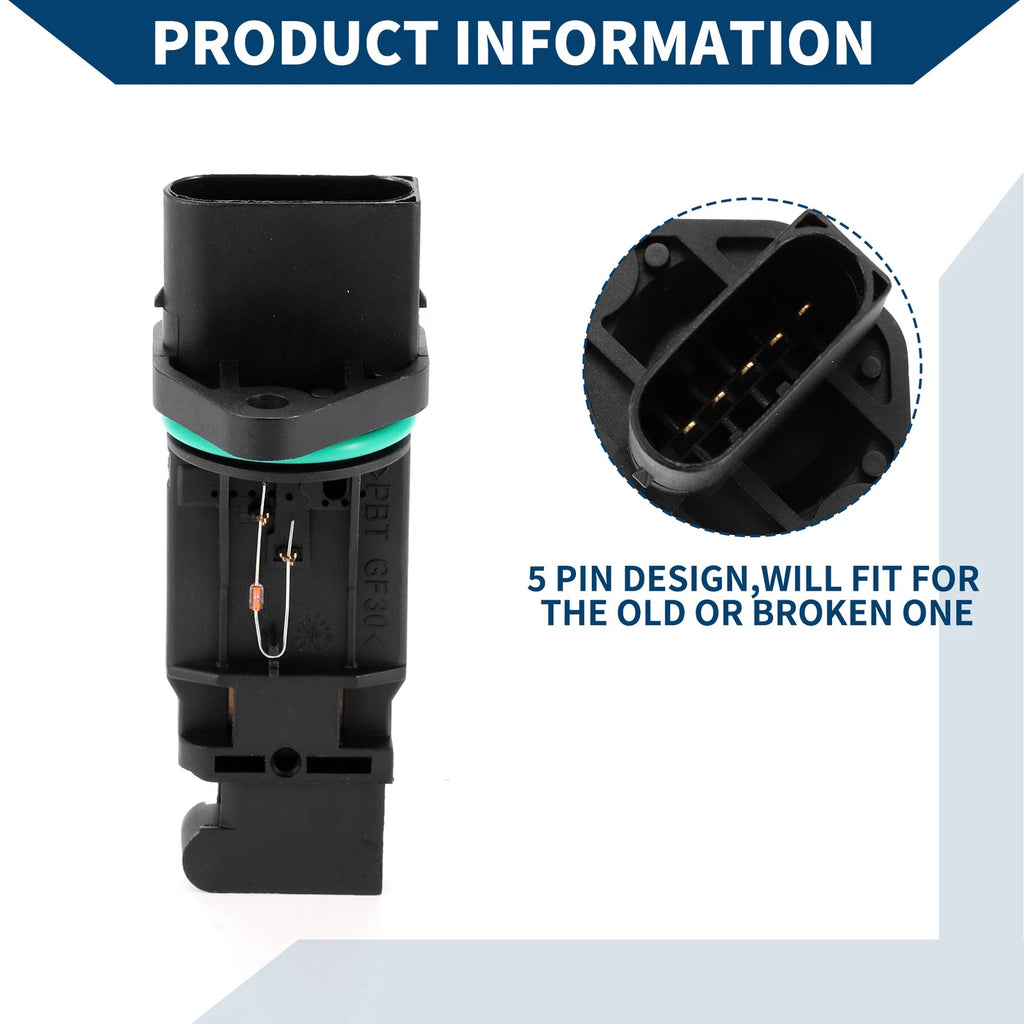 Mass Air Flow Sensor Meter No.13627566988 for BMW X5 4.4L 4.8L (2004–2006)