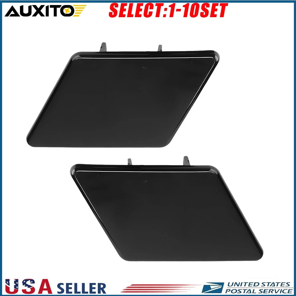Set of 2 Front Bumper Headlight Washer Cover Caps for BMW 325i 328i 330i 335i (2006–2008)