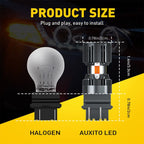 2X AUXITO 3157 4157 LED Turn Signal Light Bulbs for