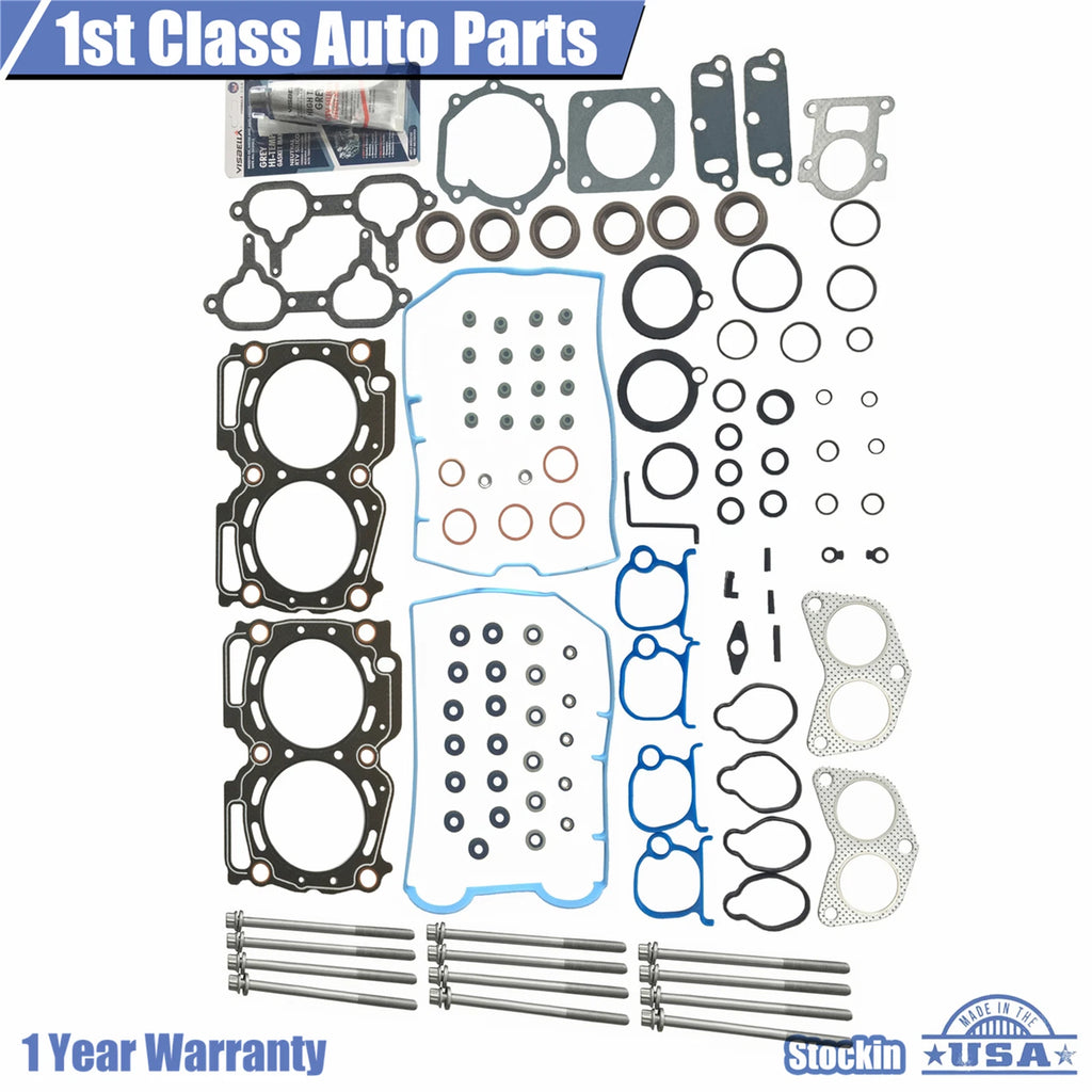 Engine Cylinder Head Gaskets Set of 12 for Subaru Legacy (2005–2009)