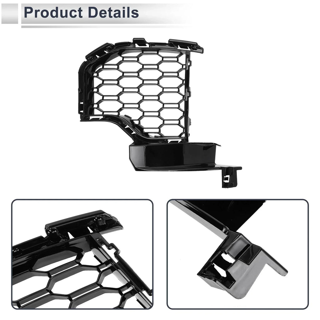 1 Pc Front Right Fog Light Grill Black for BMW X5 (2019-2022)