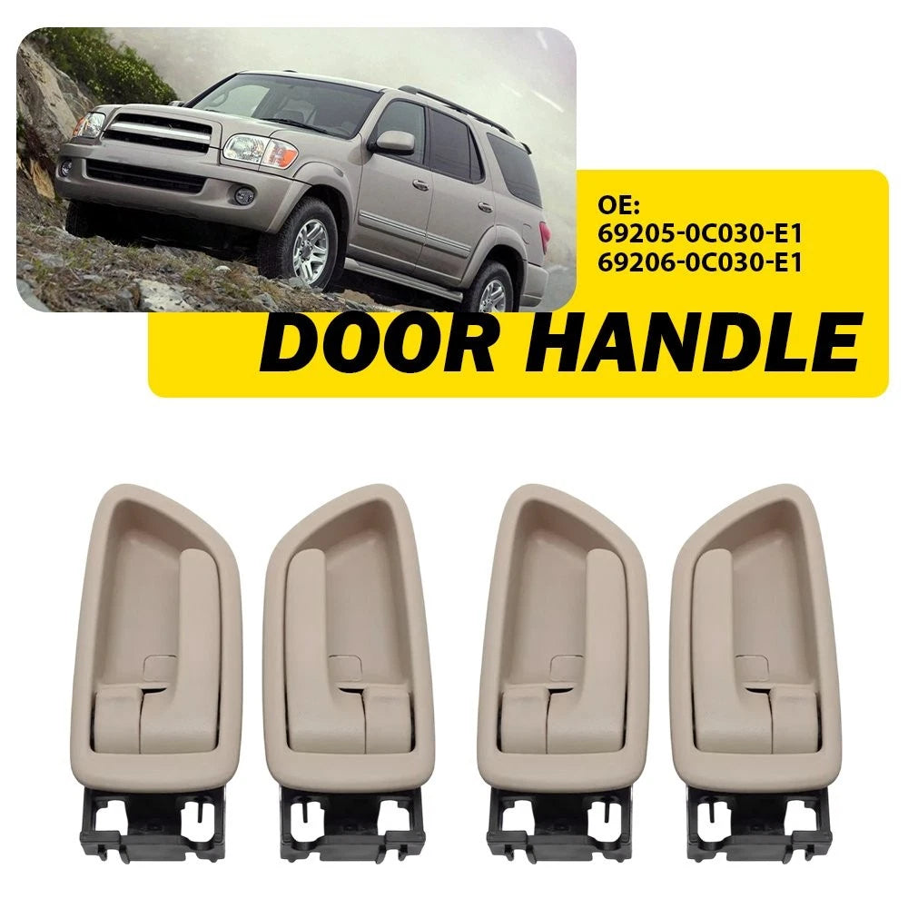 Set of 4 Interior Door Handles for Toyota Sequoia (2001–2007) / Avalon (2000–2004)