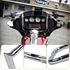 14" Chrome Ape Hanger Handlebar for Harley Street Electra Glide (1982–2022)