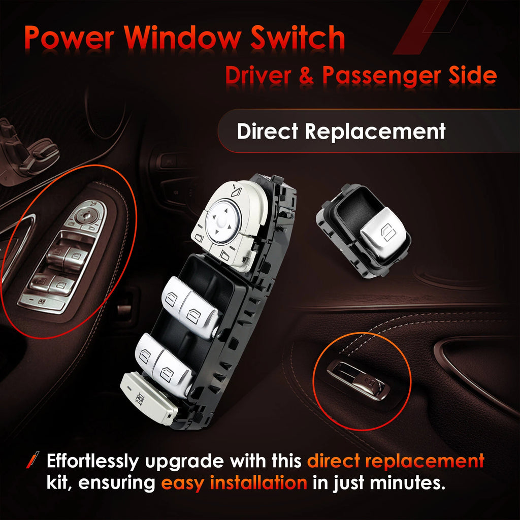 Master Power Window Switch for Mercedes-Benz C300 C350E C43 (2015-2020)