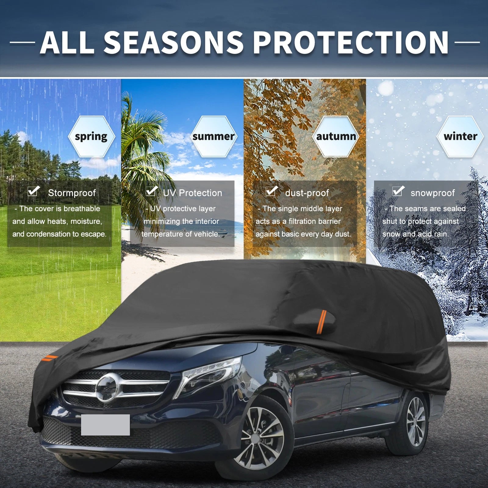 Waterproof Car Cover for Mercedes-Benz V-Klasse (2014–2021)