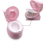 2X Training Toilet Seat Chair for Toddler Boys & Girls with Flushing Sounds