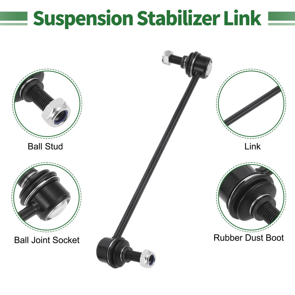 Set of 4 Front Suspension Kit Sway Bar Link Ball Joint for Chevrolet Equinox 