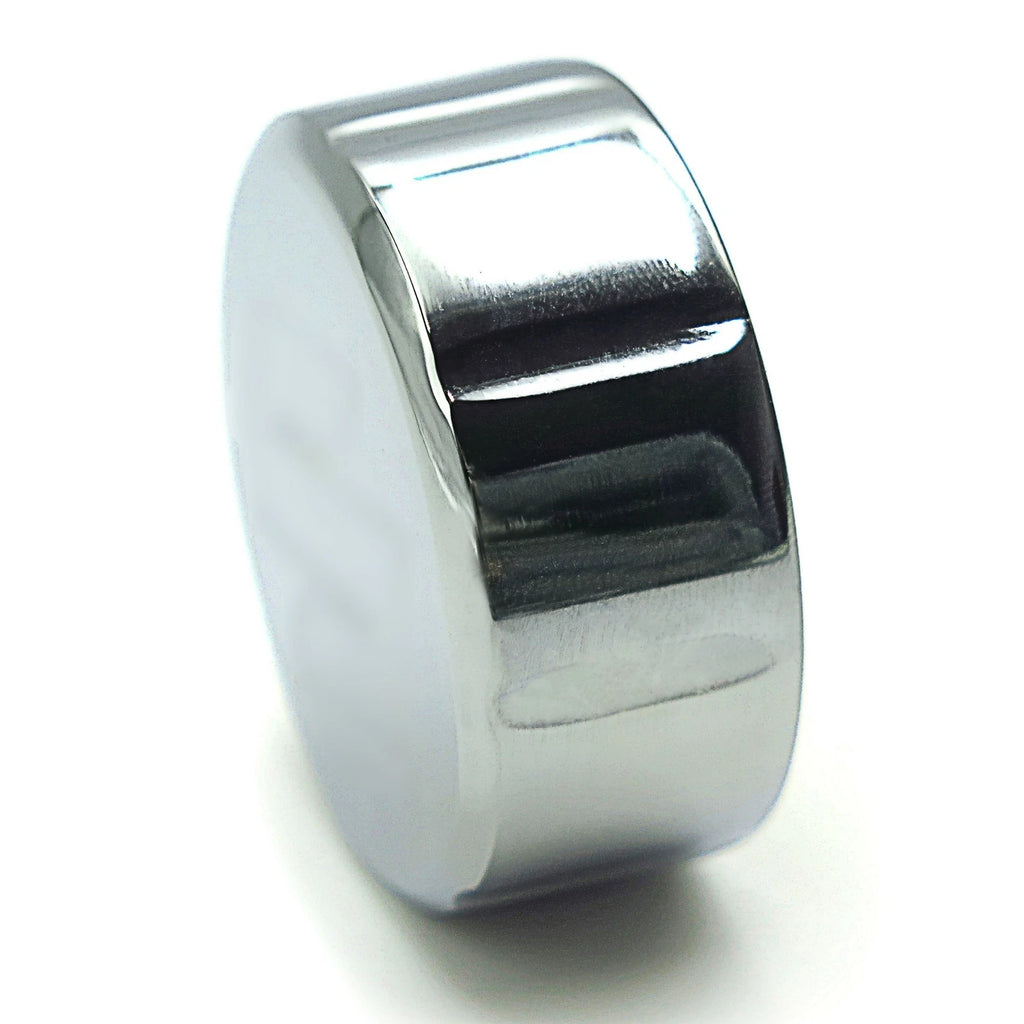 Chrome Brake Fluid Reservoir Cap Cover for Universal (40mm Diameter)
