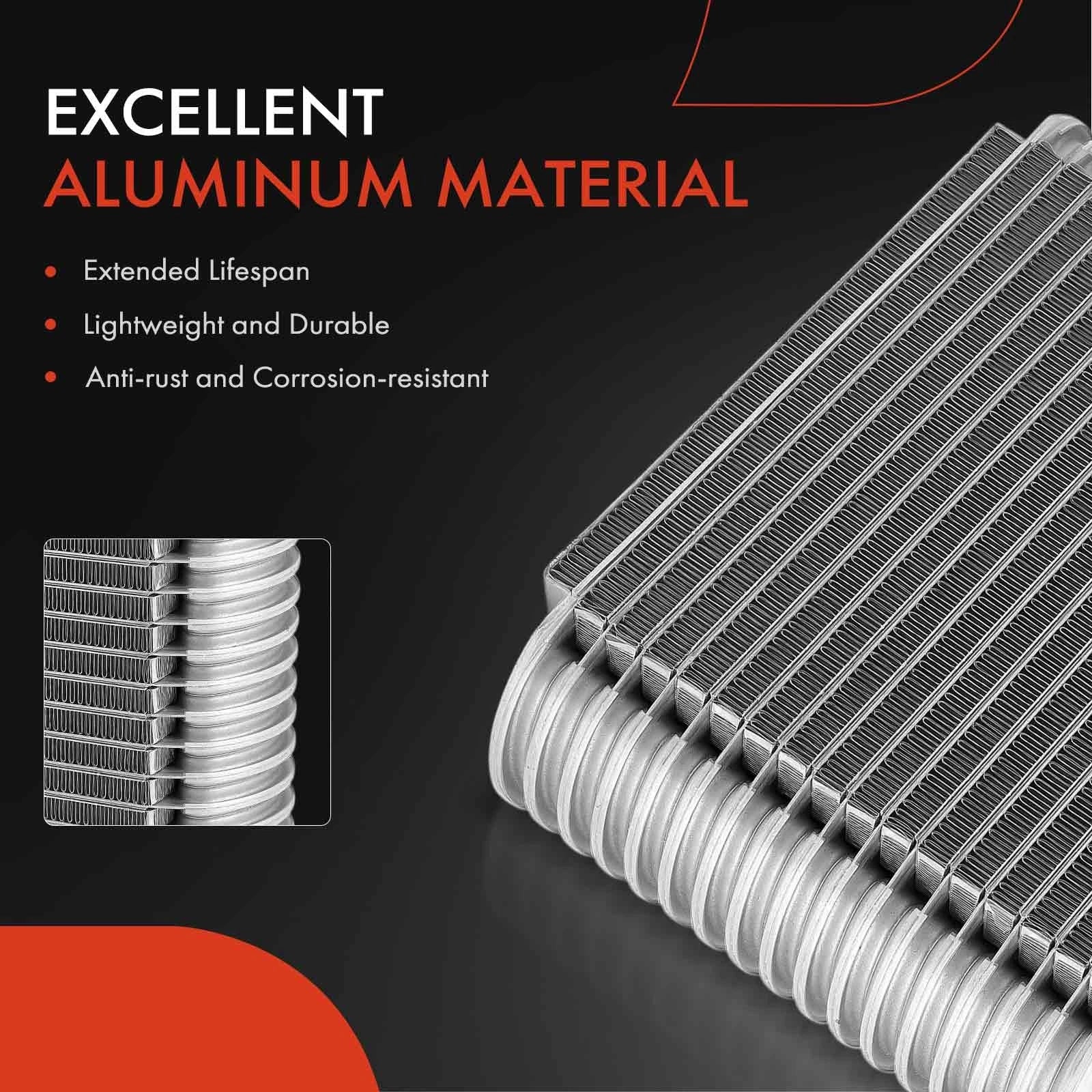 Aluminum A/C Evaporator Core for Ford F-150 F-250 F-350 (1980–1981)