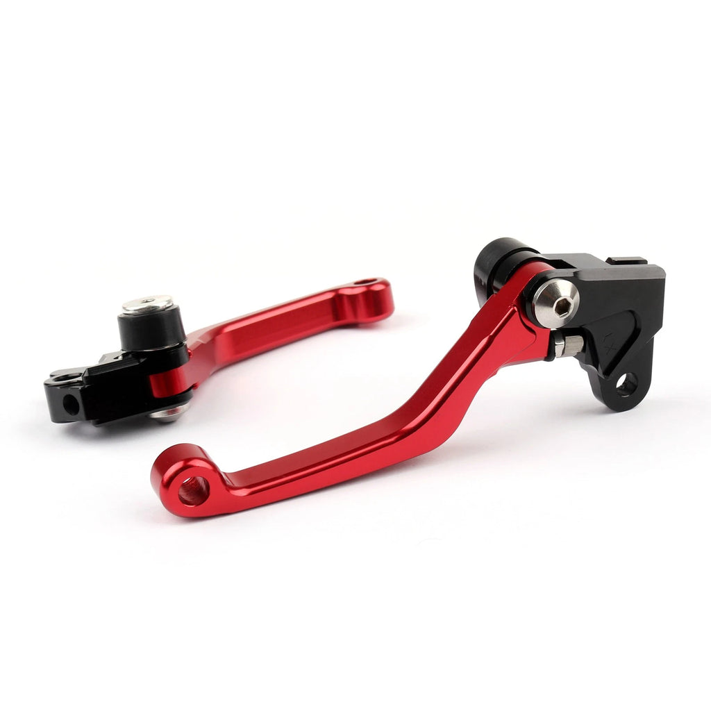 Pivot Brake Clutch Levers for Honda CR125R/250R CR80R/85R CRF150R (Red)
