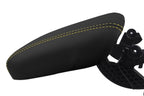 Leather Console Lid Armrest Cover for Honda CR-V (2017–2021) Yellow Stitch