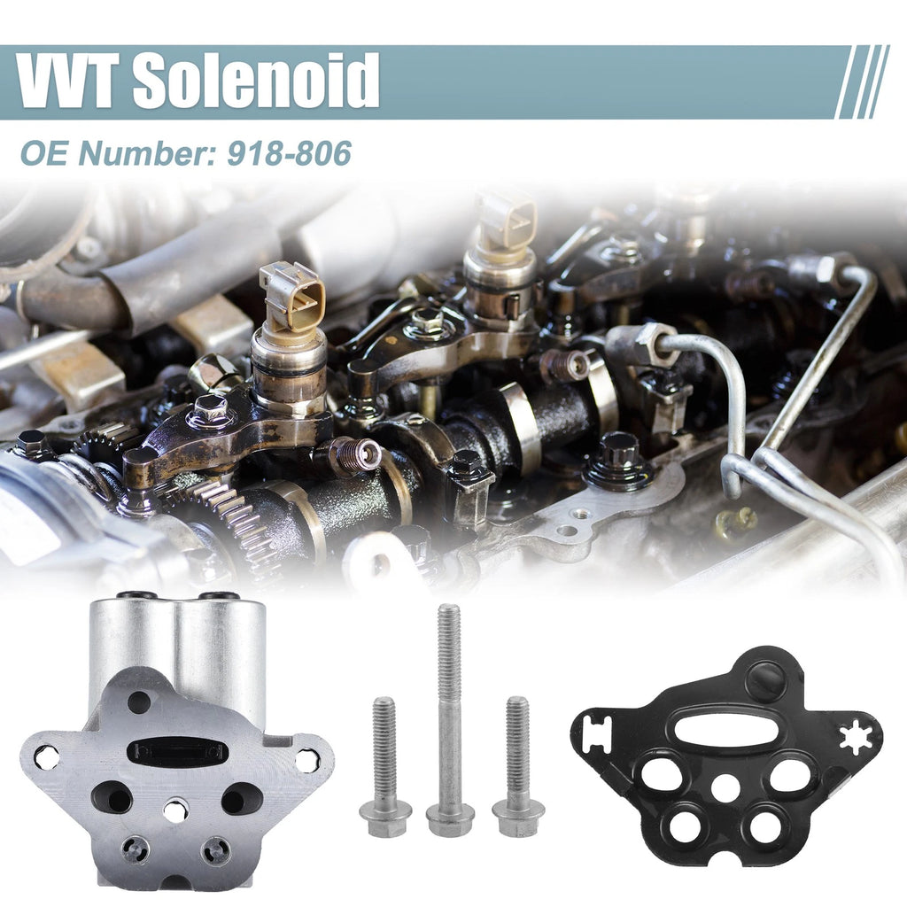 Set of 2 Engine Oil Control Valve Timing VVT Solenoids for Chevrolet  918-806, 12633613