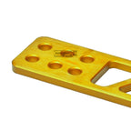 10MM Aluminum Gold Racing Towing Tow Hook Hauling Kit + Bolts for