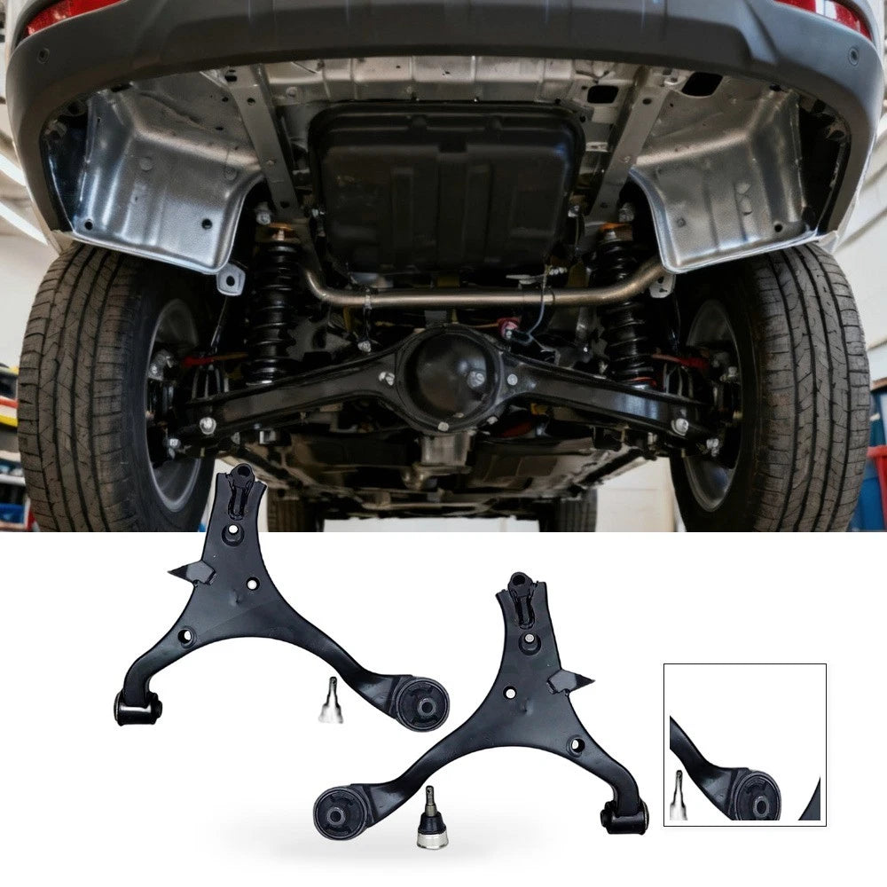 Set of 2 Front Lower Control Arms with Ball Joints for Honda Civic (EU)