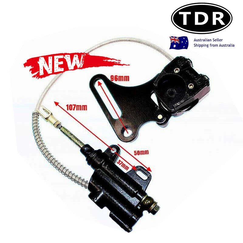 Rear Brake Caliper Cylinder System for Atomik Pit Pro 110-140cc