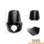 Black Headlight Fairing for Harley Low Rider FXLR, Softail Standard FXST (18-22)