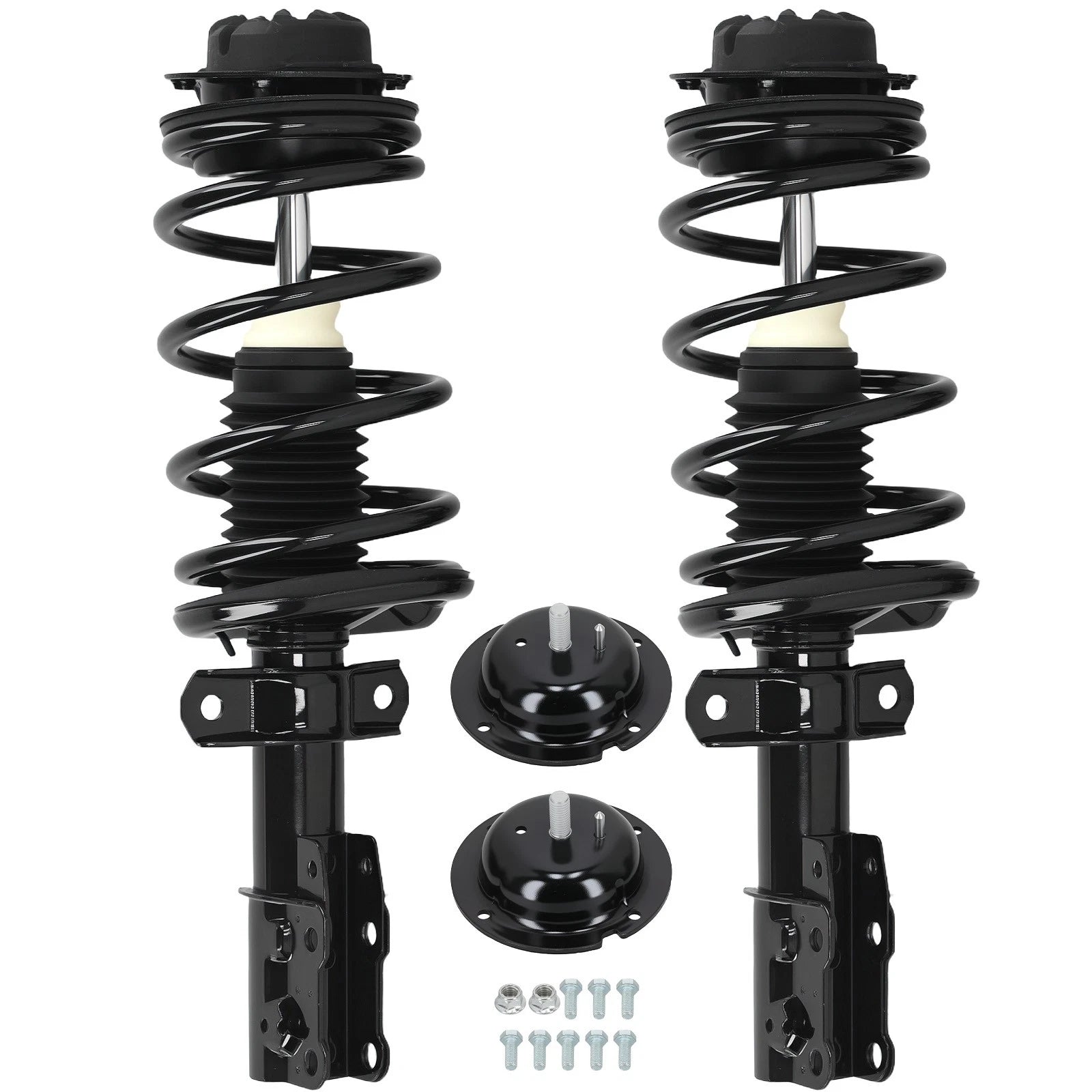 Set of 2 Complete Struts w/ Coil for Saturn Ion 2003–2004 (2.2L, 2.4L)