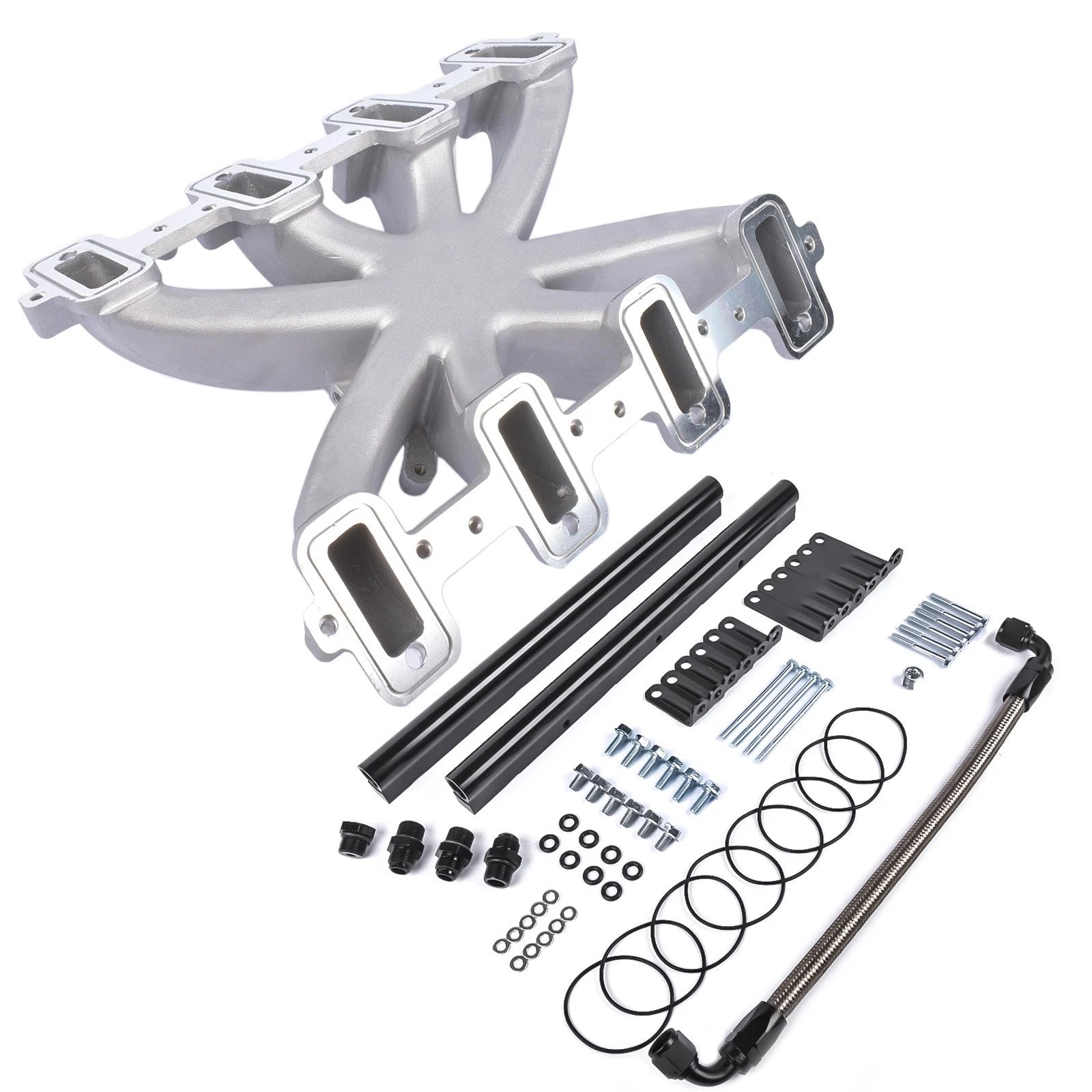 Single-Plane EFI Intake Manifold with Fuel Rails for GM LS1/LS2/LS6 (1997–2009)