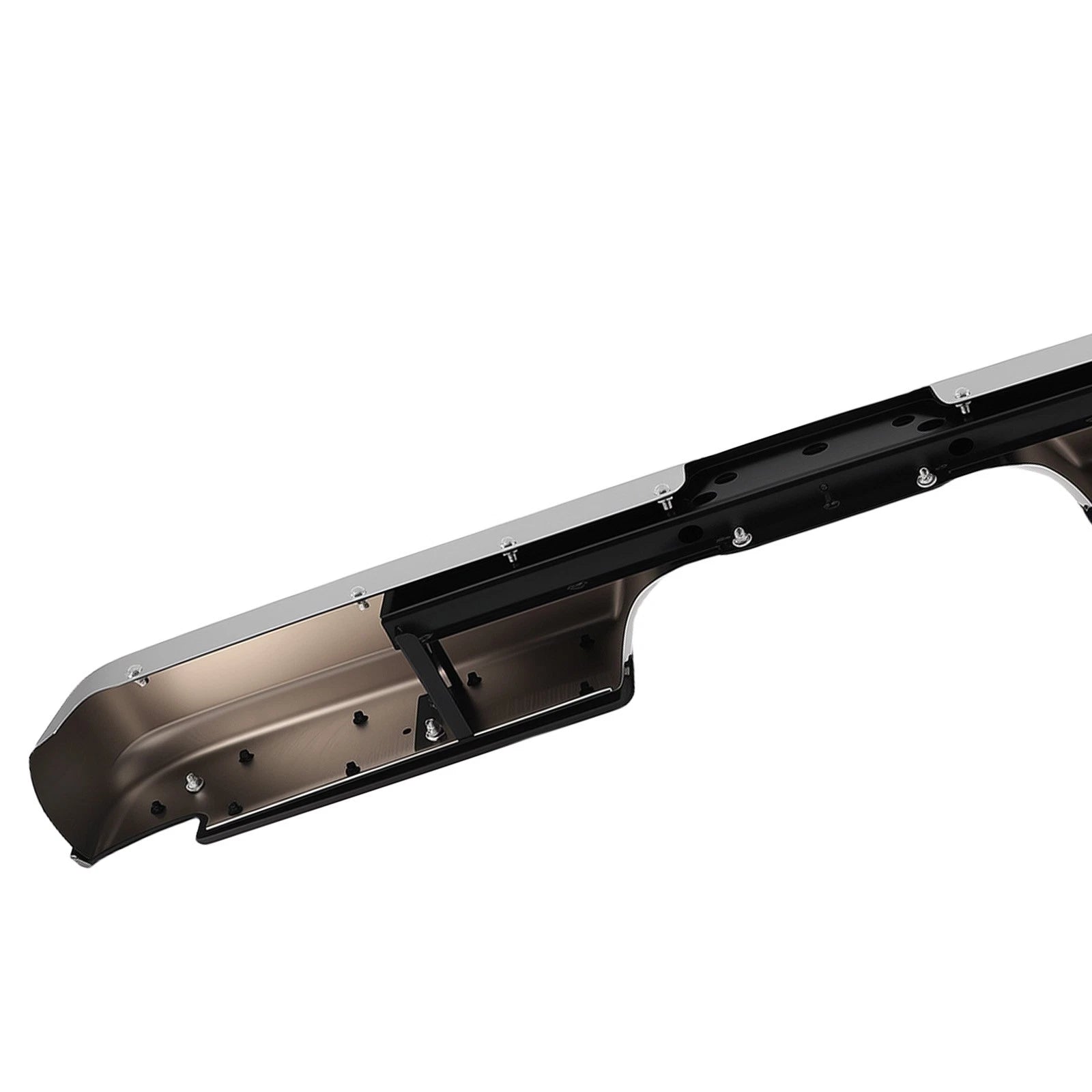 Rear Bumper for Dodge Ram 1500 2500 3500 (1994-2002) Steel Chrome