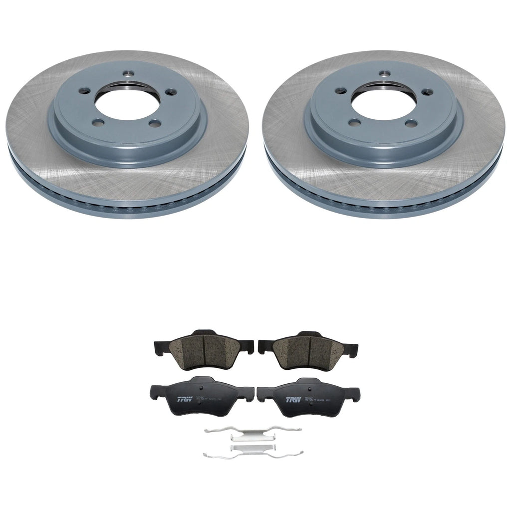 Brake Rotors & TRW Pro Ceramic Pads Kit for Ford Escape (2001–2012)