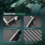 Aluminum Radiator for Honda CR-V (2017–2022)
