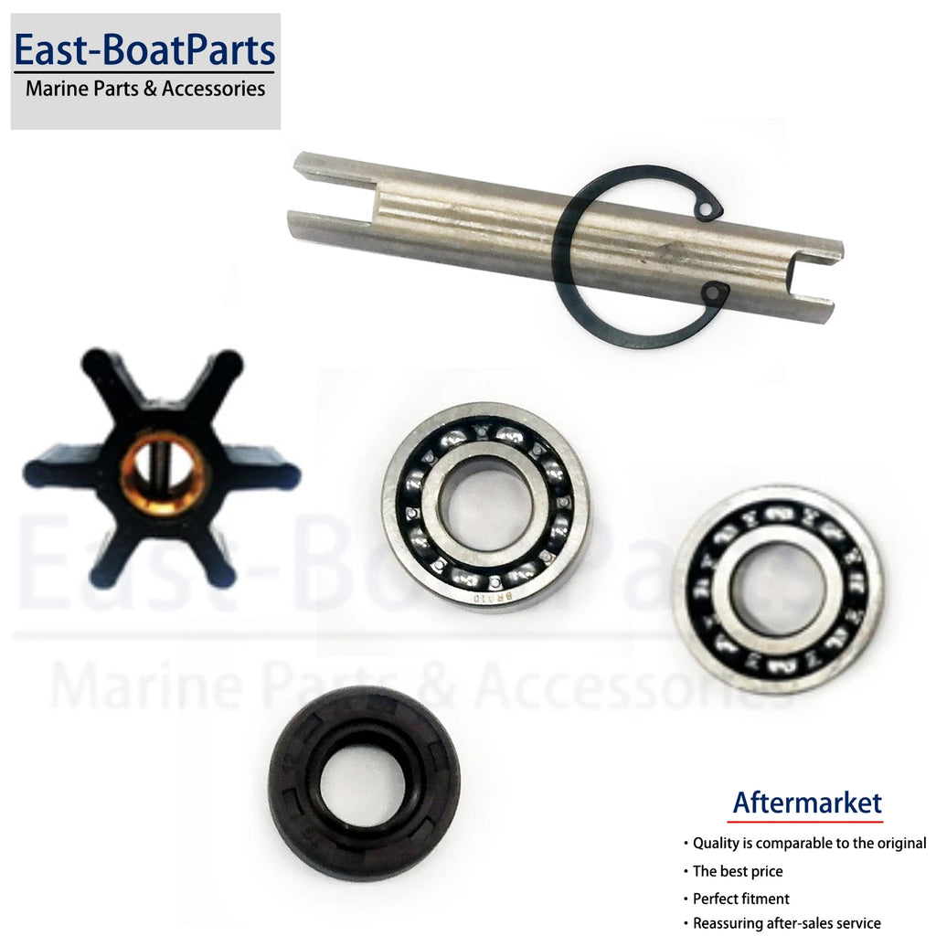 Water Pump Shaft Kit for Volvo Penta MD5A MD5B MD5C MD17 MD17C MD17D (21951422)