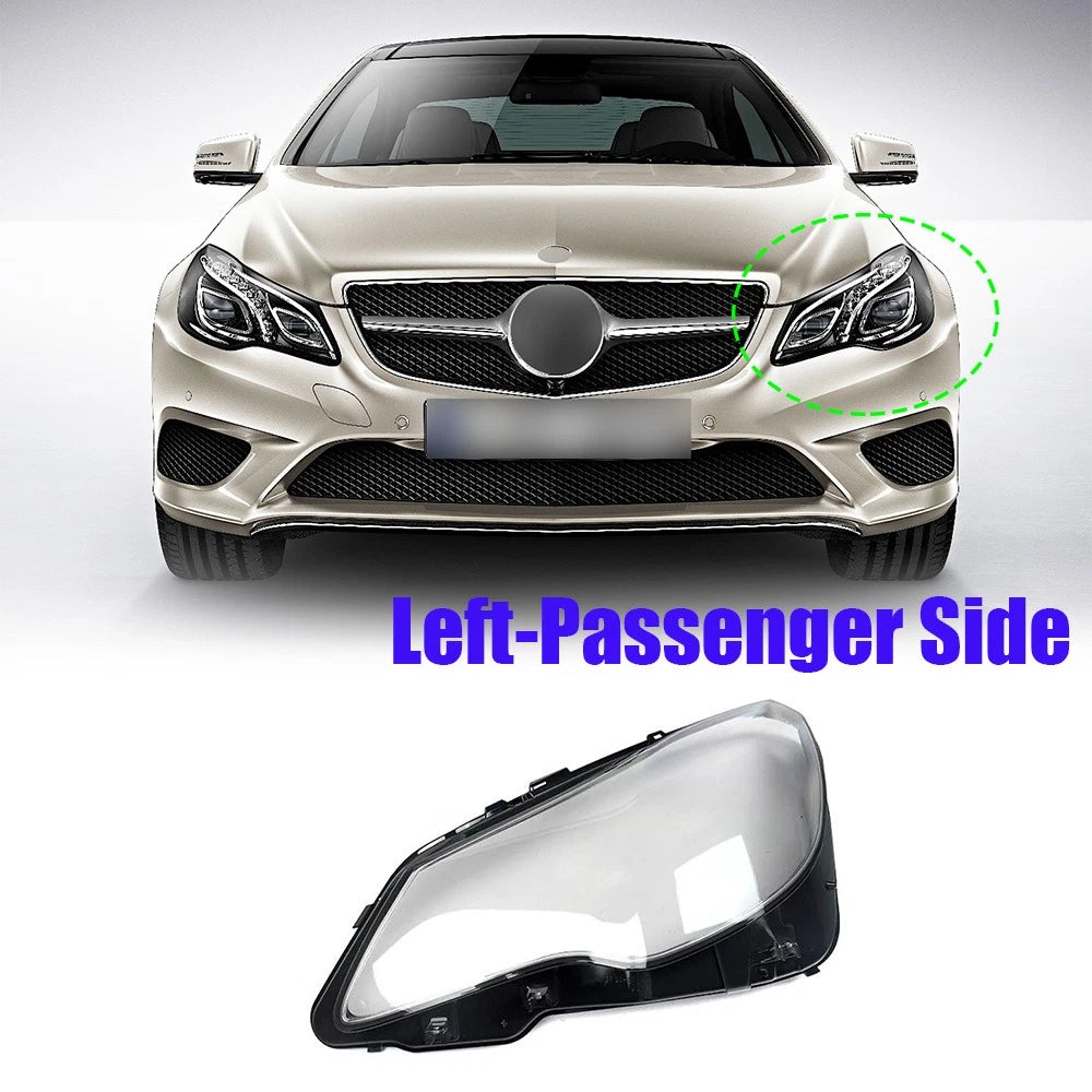 Left Headlight Lens for Mercedes Benz W207 C207 E-Class (2014–2016)
